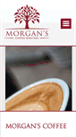 Mobile Screenshot of morganscoffee.com